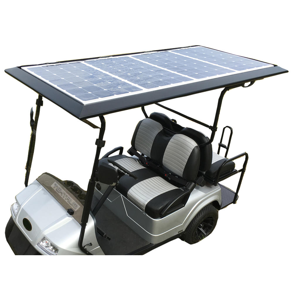 Tektrum Universal 80 watt 80w 48v Solar Panel Battery Charger Kit for Golf Cart - Save Electricity Bill, Emergency