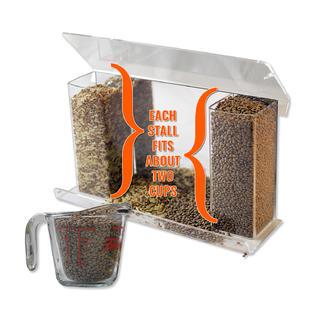 Aspectek Hr4903 Petsn All Clear Mirror Window Bird Feeder 30