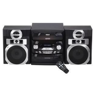 RS3765B RCA 400 Watts Audio System with 5-CD Player, AM/FM Radio ...