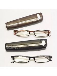 foster grant metal compact reading glasses