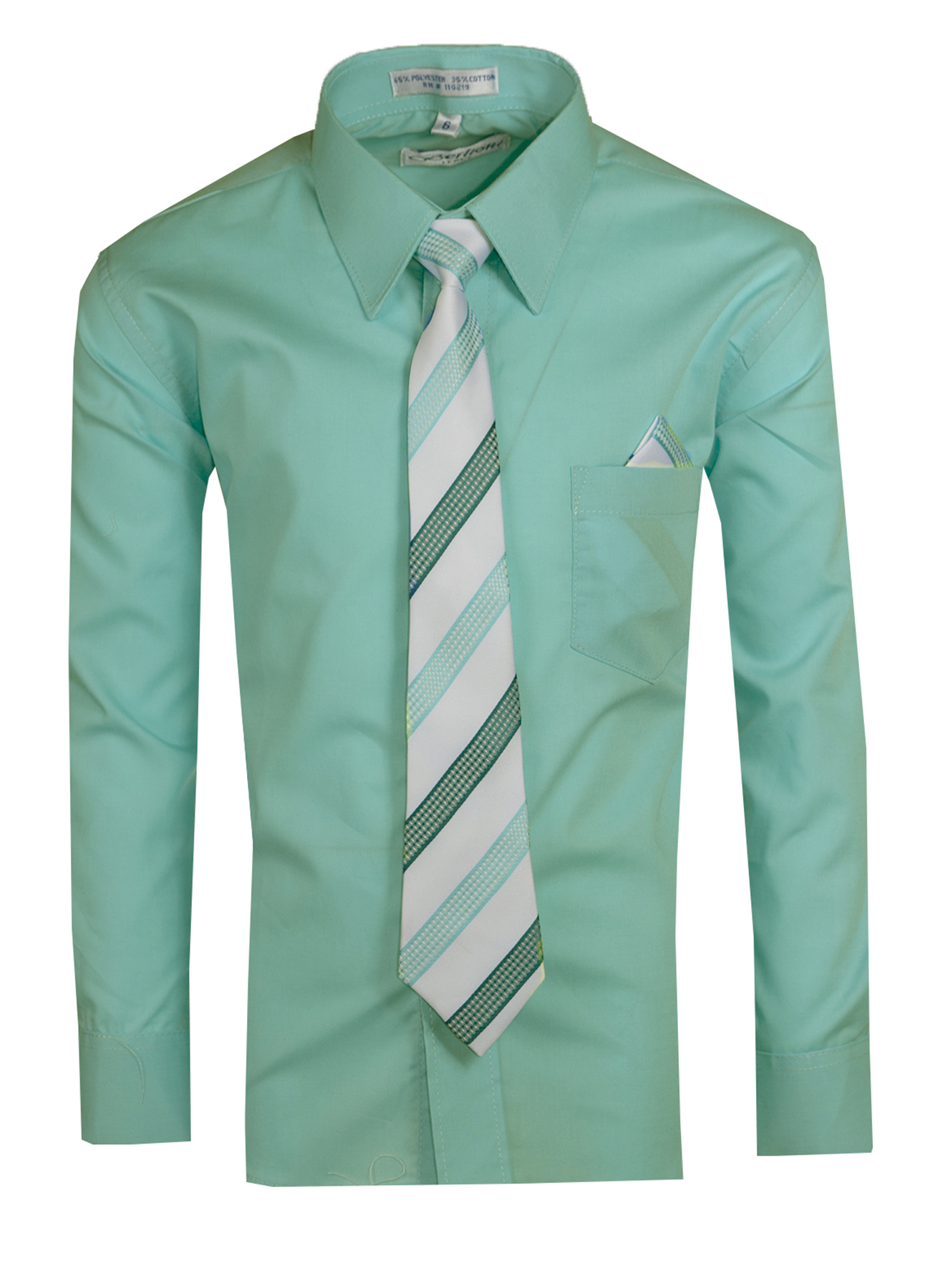 Green shirt and tie clearance