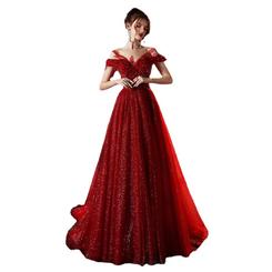 Prom Dress Designers New Women Sexy Party Formal Prom Long Dress Strapless Deep V Evening Cocktail Dress DR53340RED