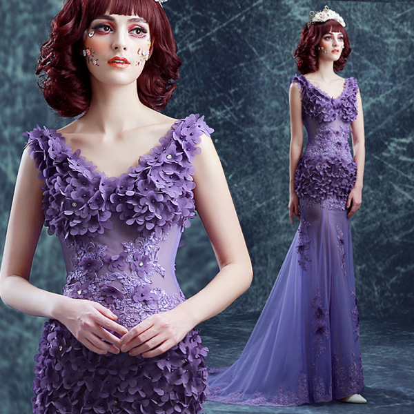 sears purple dress