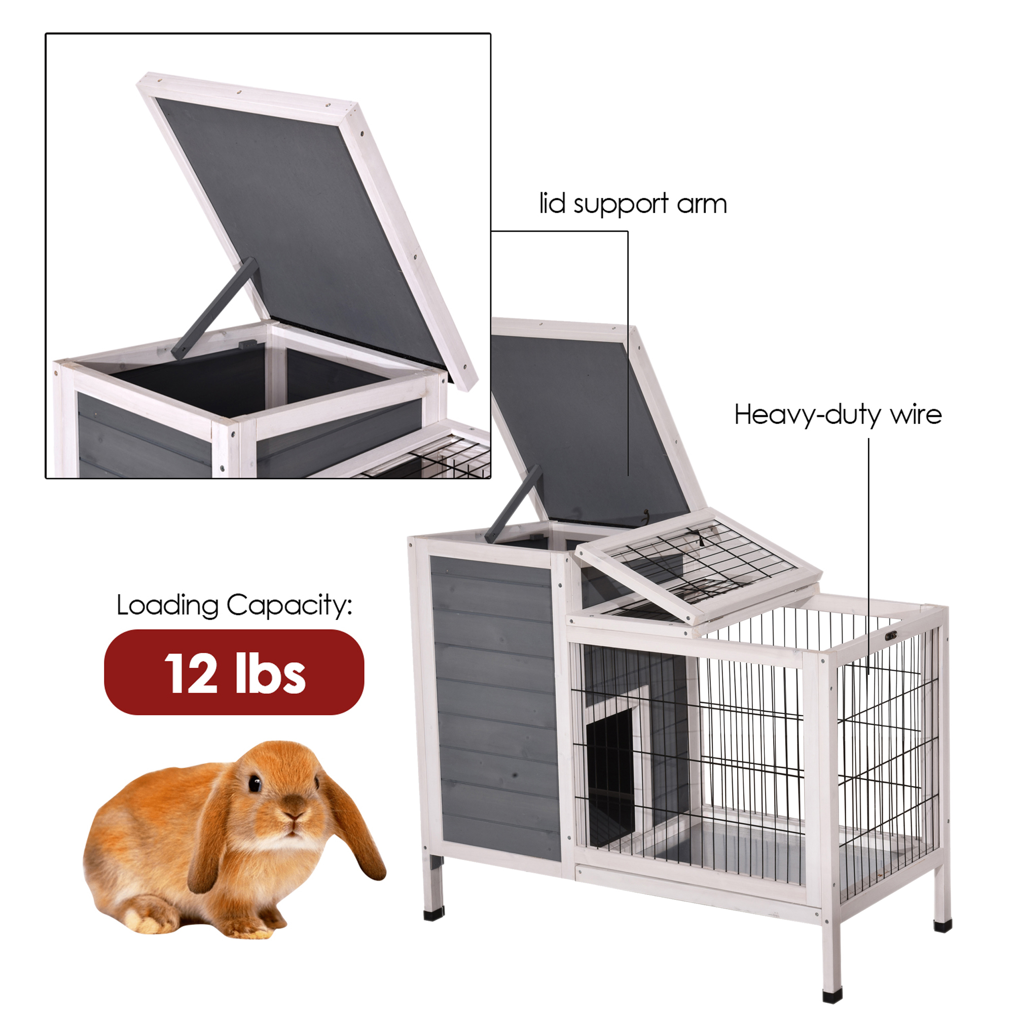 heavy duty rabbit hutch