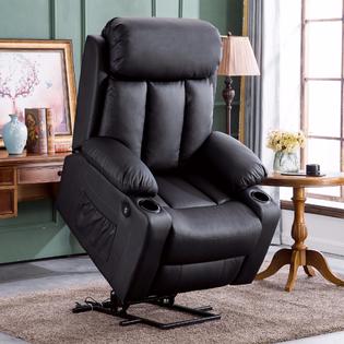 Mcombo oversized electric power lift recliner outlet chair for elderly big and tall people