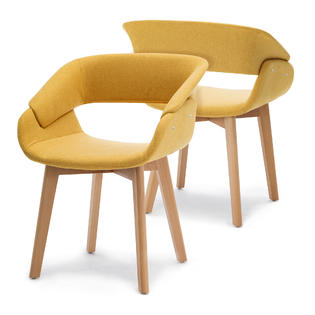 Ivinta Modern Living Dining Room Accent Arm Chairs Set Of 2 Linen
