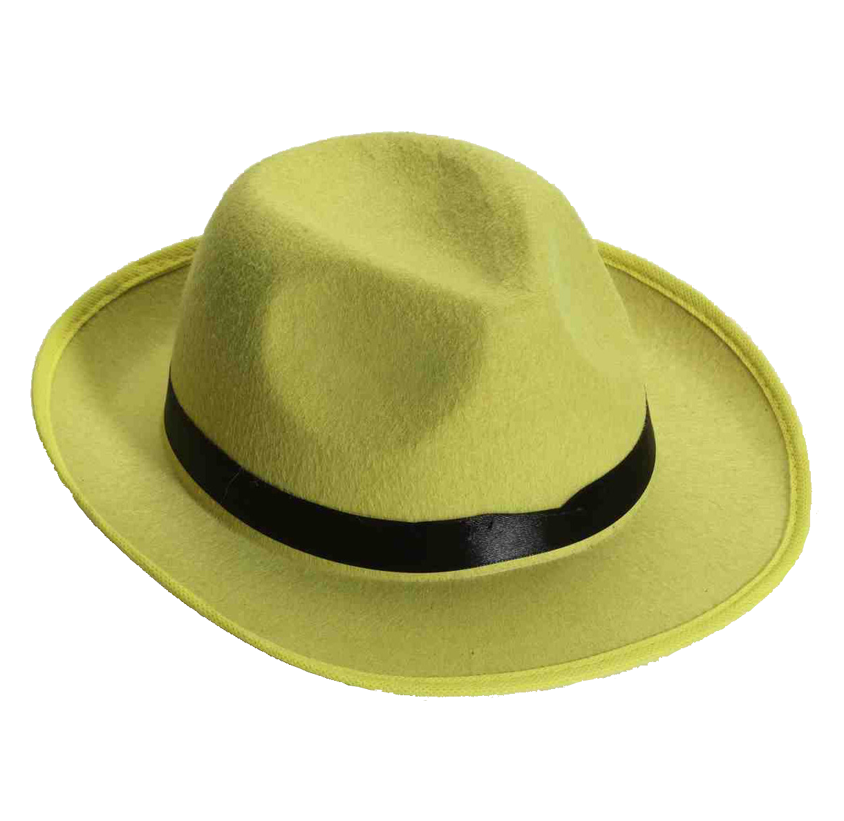 yellow fedora gangster hat