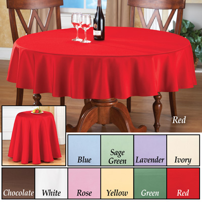 Bigbolo Basic 70 Inch Round Tablecloth, How To Make 70 Inch Round Tablecloth