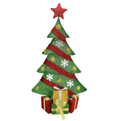 Tinsel Giraffe Outdoor Lighted Christmas Decor