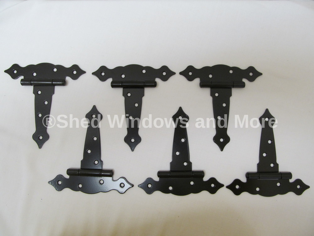 Shed Windows And More T Hinges Set Of 6 Fancy Decorative 5