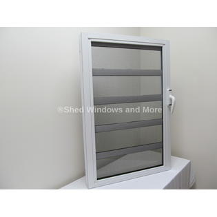 Shed WIndows and More 24" x 36" Aluminum Jalousie Crank ...