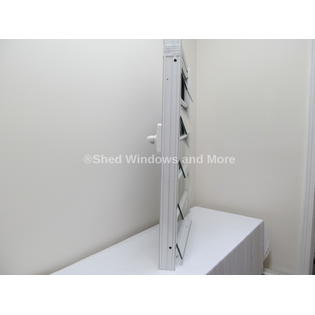 Shed WIndows and More 24" x 36" Aluminum Jalousie Crank ...