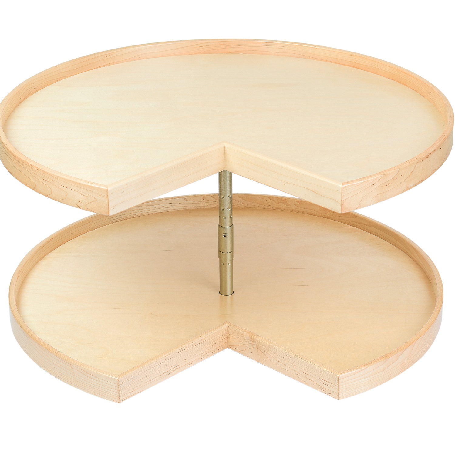 Dial Two Tier Lazy Susan Turntable For Cabinet