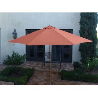 Formosa Covers Top 10ft Terra 10ft Replacement Umbrella Canopy Top For Patio Commercial Freestanding Market Umbrellas With 8 Ribs Terra Cotta Cover Only