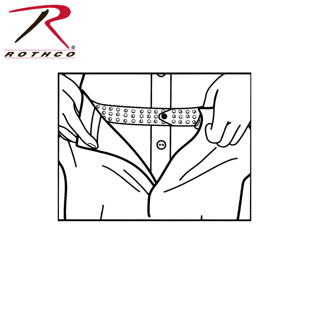 Hero's Pride Tan Shirt Tailor Rubber Belt
