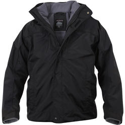 Rothco Black Military All Weather 3 In 1 Jacket