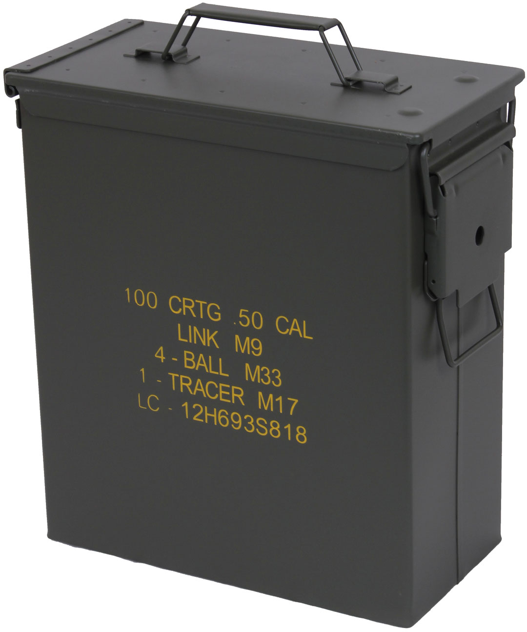 Rothco .50 Cal Steel Mil Spec Tall Ammo Can