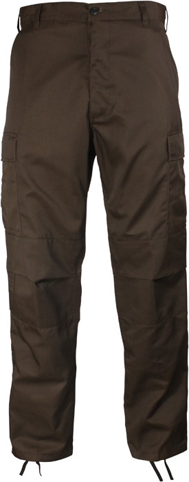 Rothco Brown Solid Military Cargo BDU Fatigue Pants