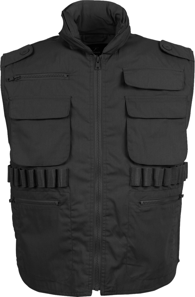 Rothco Black Military Ranger Vest