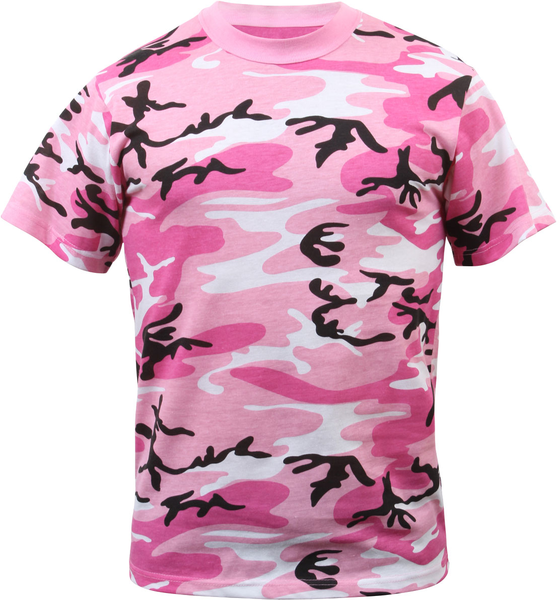 Rothco Pink Camouflage Poly/Cotton Short Sleeve Military T-Shirt