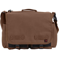 Rothco Earth Brown Concealed Carry Heavyweight Messenger Bag