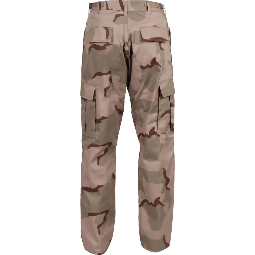 Rothco Tri-Color Desert Camouflage Military Cargo BDU Fatigue Pants