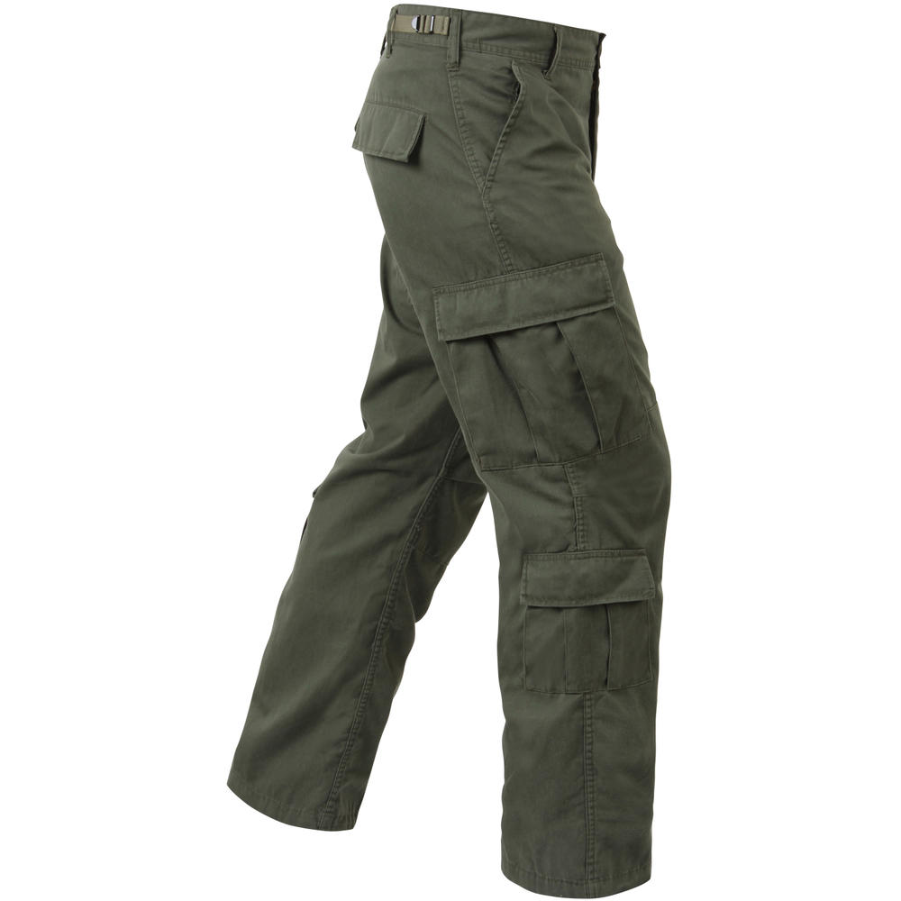 Rothco Olive Drab Vintage Military Paratrooper BDU Fatigue Pants