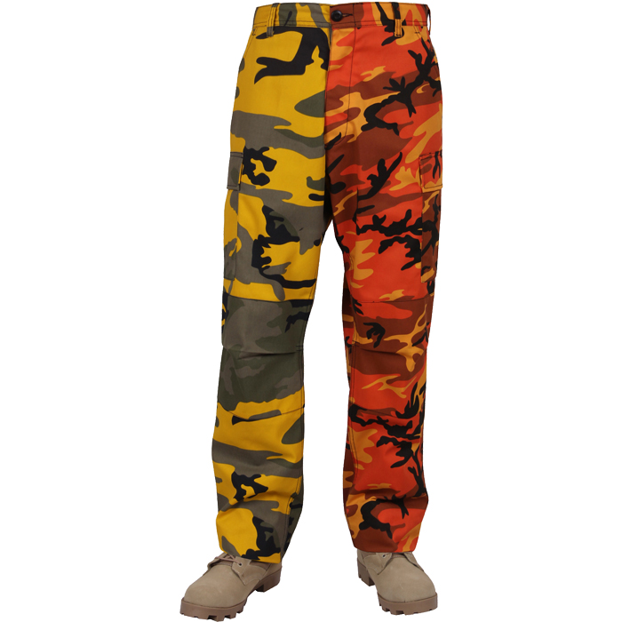 2 color camo pants