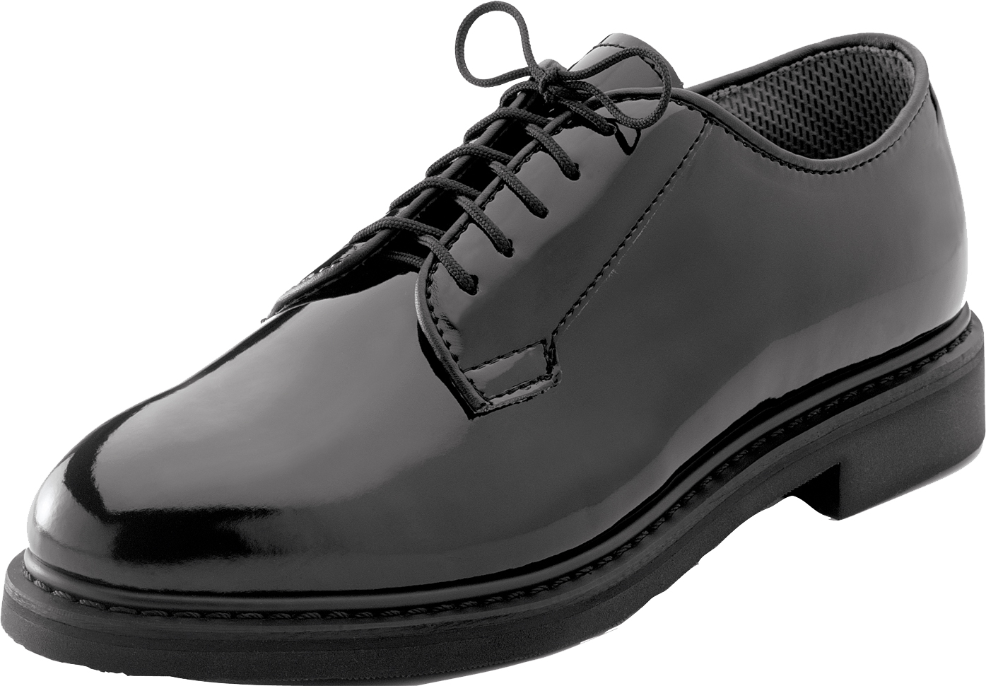 Rothco Black Uniform Hi-Gloss Oxford Dress Shoes