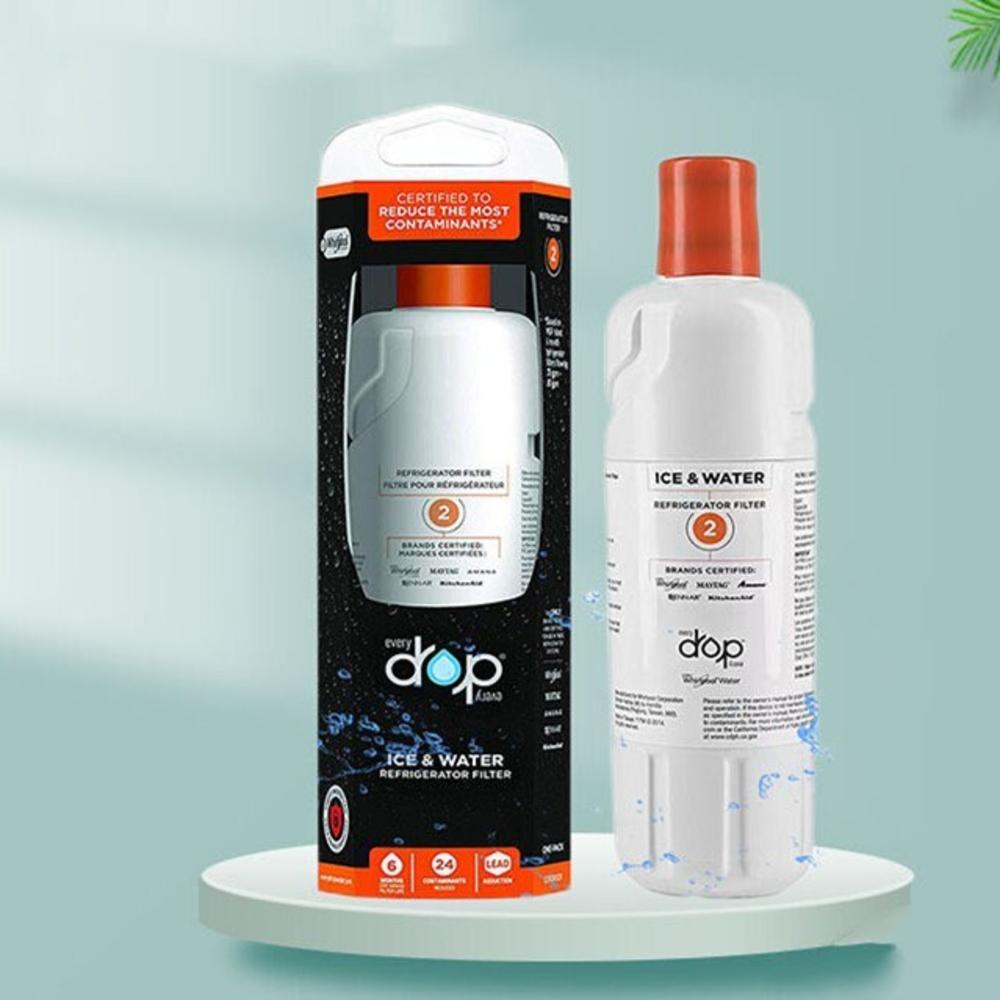 EveryDrop EDR2RXD1 Refrigerator Ice & Water Filter 2 Pack