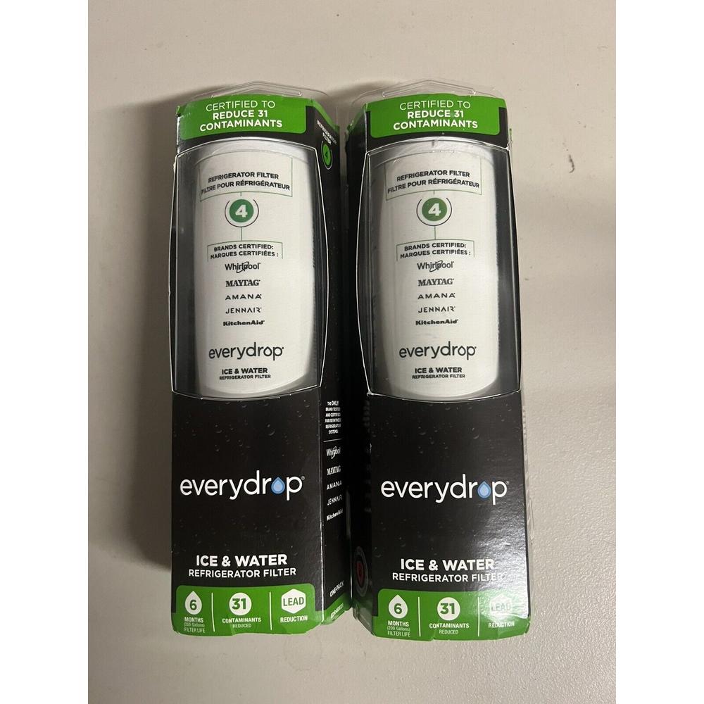 EveryDrop Refrigerator Water Filter 4, EDR4RXD1 - Pack of 2