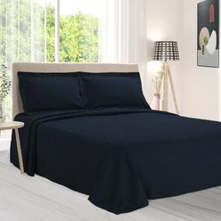 Blue Nile Mills 100% Cotton Jacquard Matelasse Paisley Quilted Bedspread & Pillow Shams Set