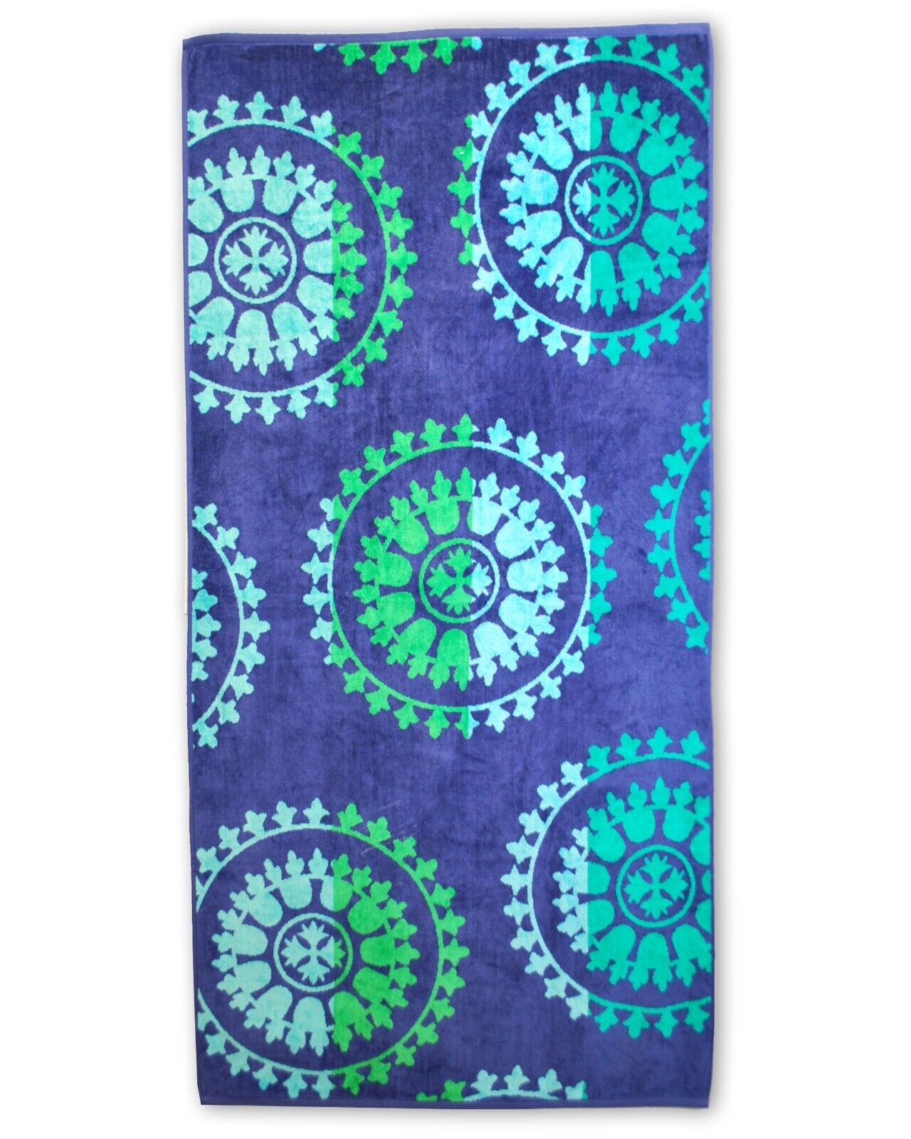 Blue Nile Mills Spinning Wheels Beach Towel