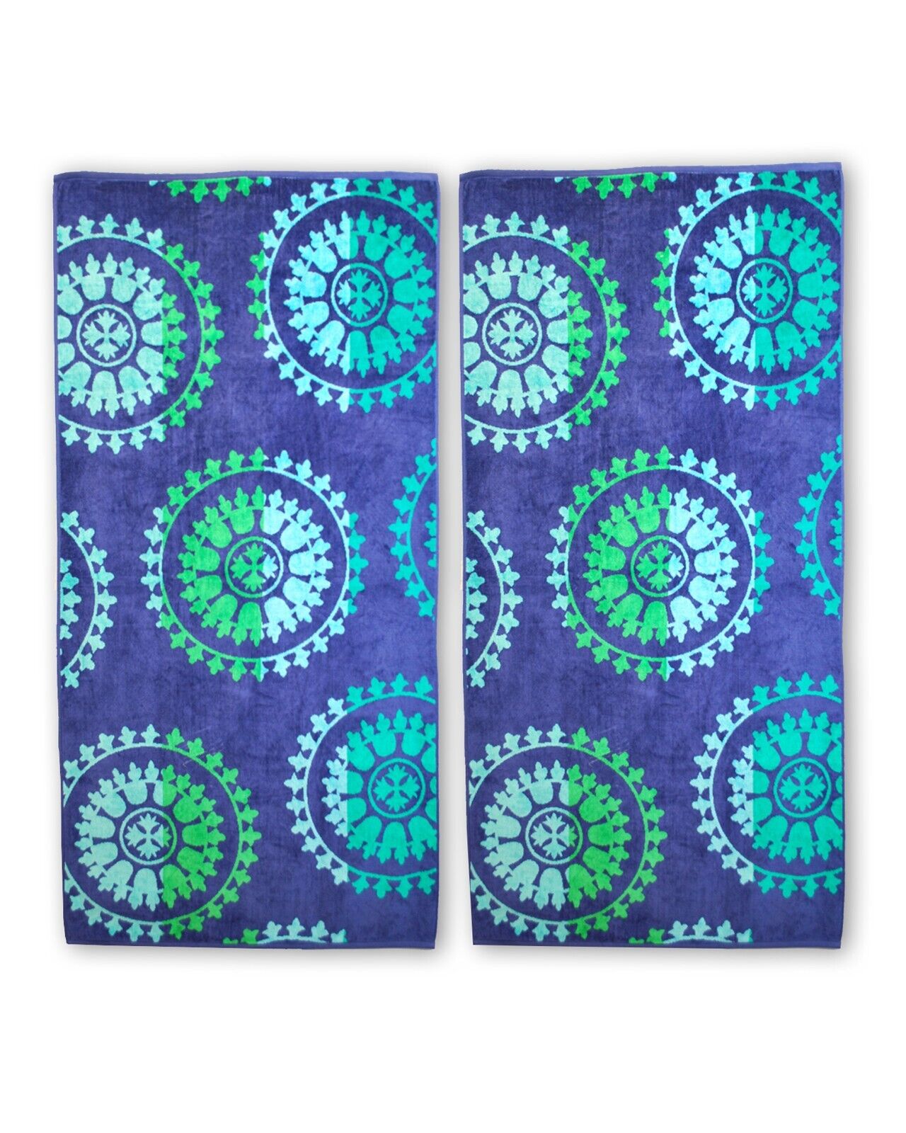 Blue Nile Mills Spinning Wheels Beach Towel - Thumbnail 3
