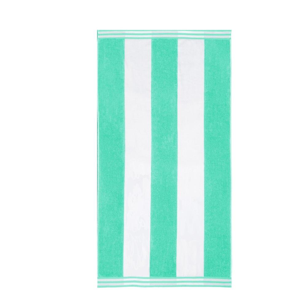 Blue Nile Mills Cotton Cabana Beach Towel Striped Lightweight Highly Absorbent Soft Quick Drying Oversized Washable Beach Towels 34x64
