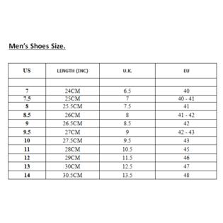 Running Shoes Us Shoe Size To Eu Men In Us 43 M Eu Shoe Size Us