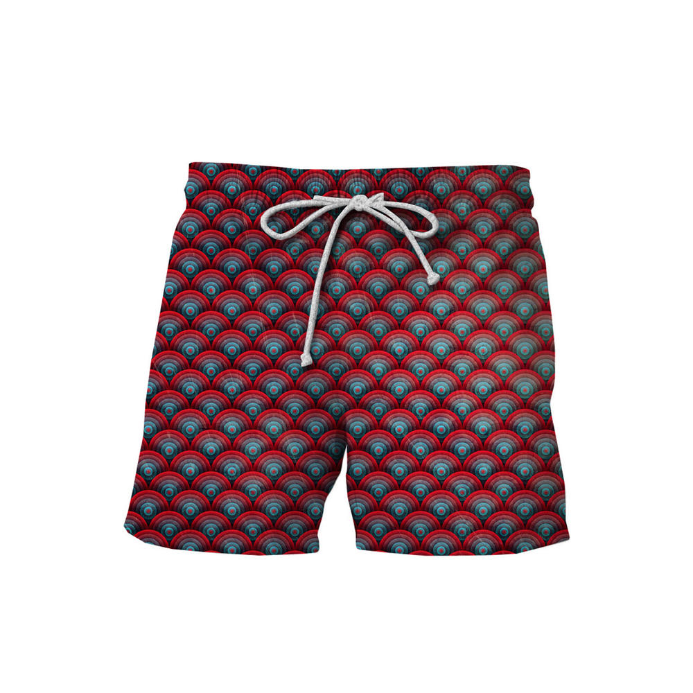 Unomatch Men Drawstring Waist Solid Colored Breathable Summer Elegant Soft Swimwear Short