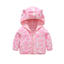 &#12304;Single layer fleece coat&#12305;Water wave pink