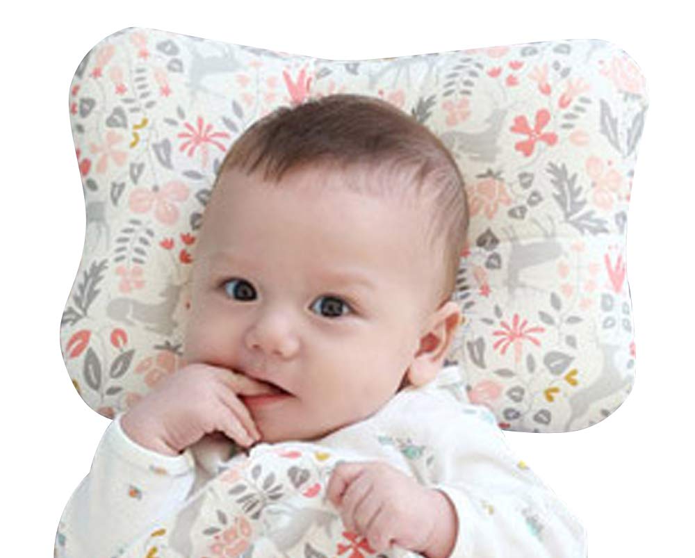 1 NIB WELLIFES BABY PILLOW FOR NEWBORN BREATHABLE 3D AIR MESH ORGANIC COTTON