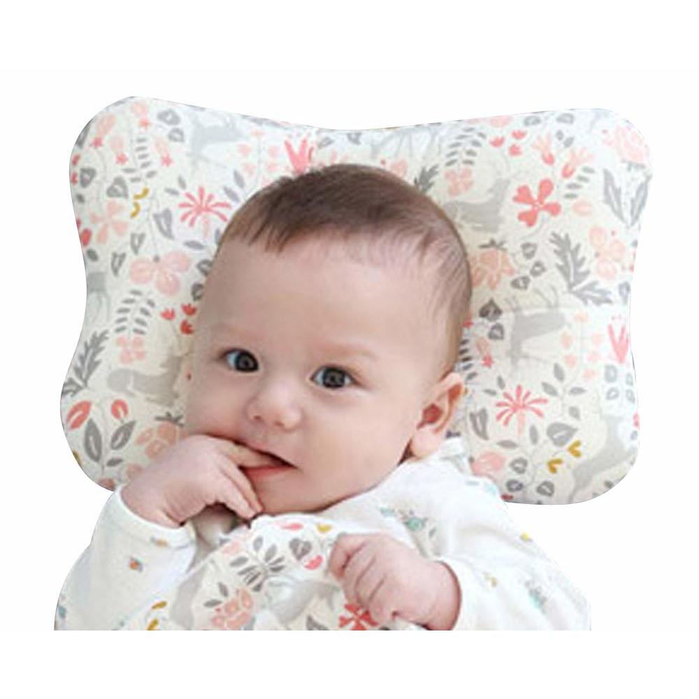 WelLifes Baby Pillow for Newborn Breathable 3D Air Mesh Organic Cotton, Protection for Flat Head Syndrome