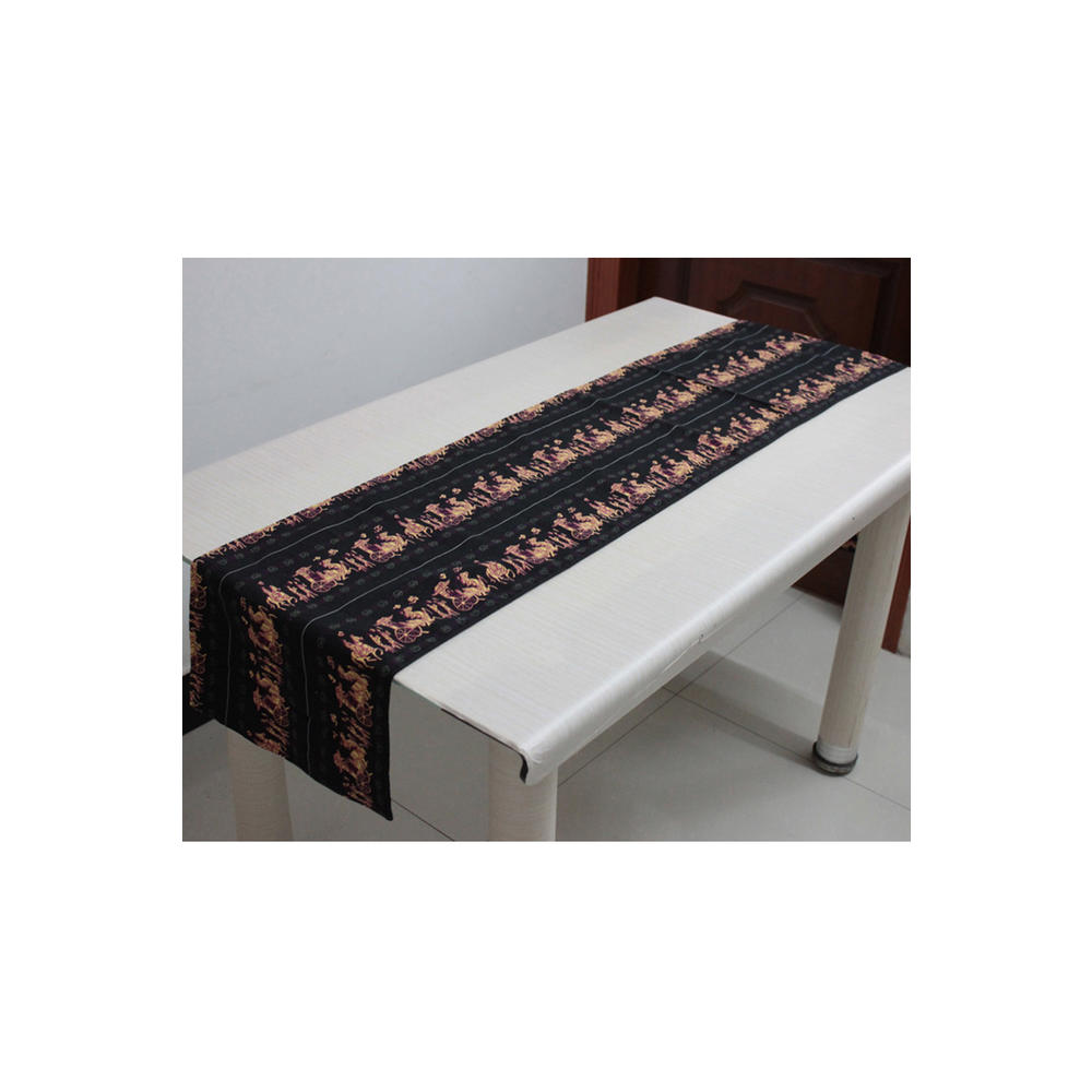 Unomatch Home Decoration Lovely Printed Style Soft Table Runner