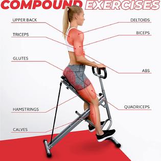 Sunny Health & Fitness Squat Assist Row-N-Ride™ Trainer for Glutes hotsell Workout