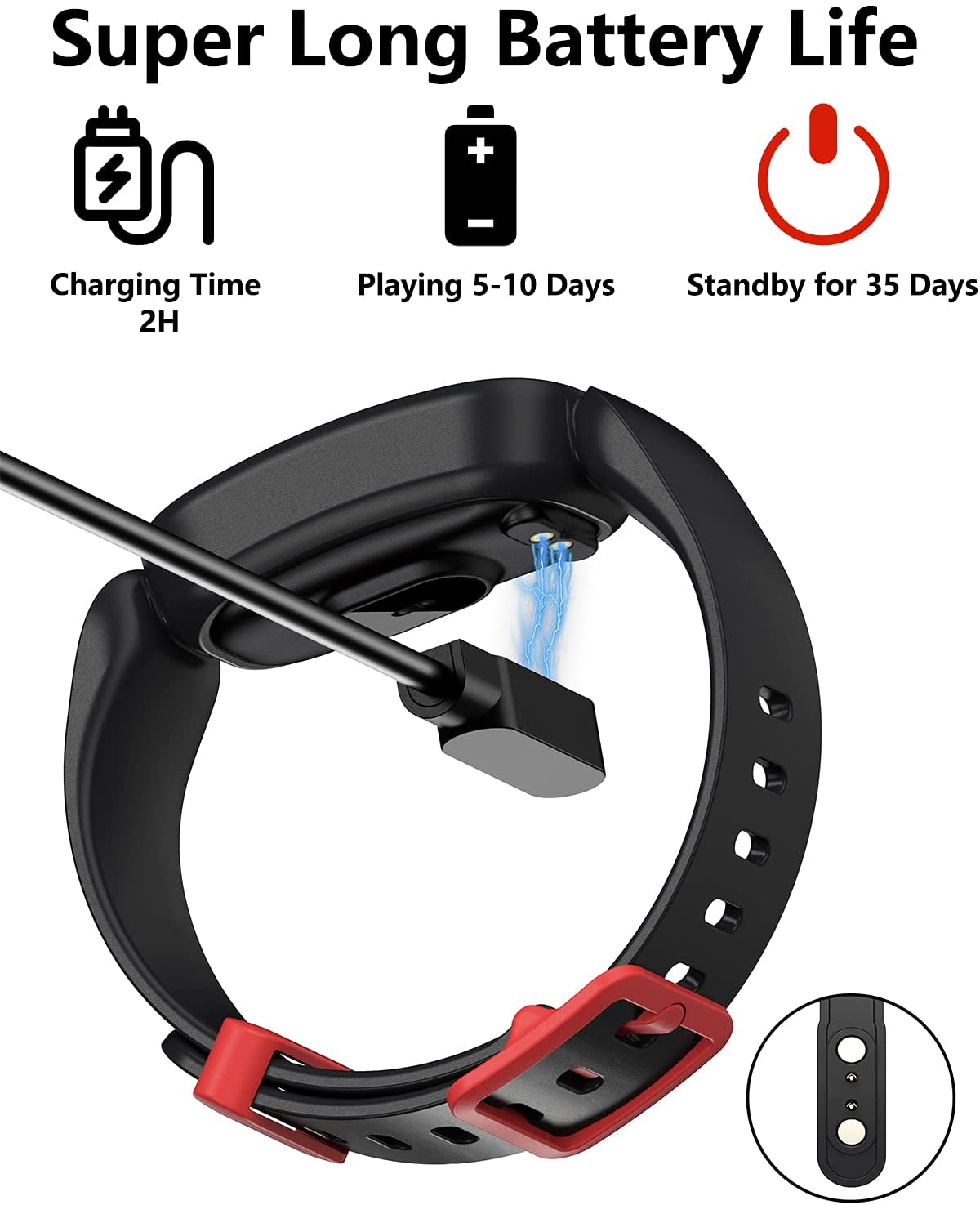 ENGERWALL Fitness Tracker with Step Counter /Calories /Stopwatch