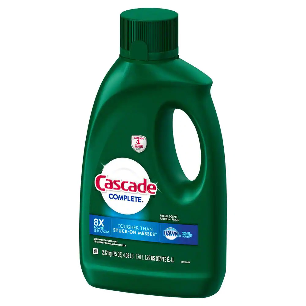 Cascade Complete Gel with Dawn 75 oz. Fresh Scent Dishwasher Detergent (4-Pack)