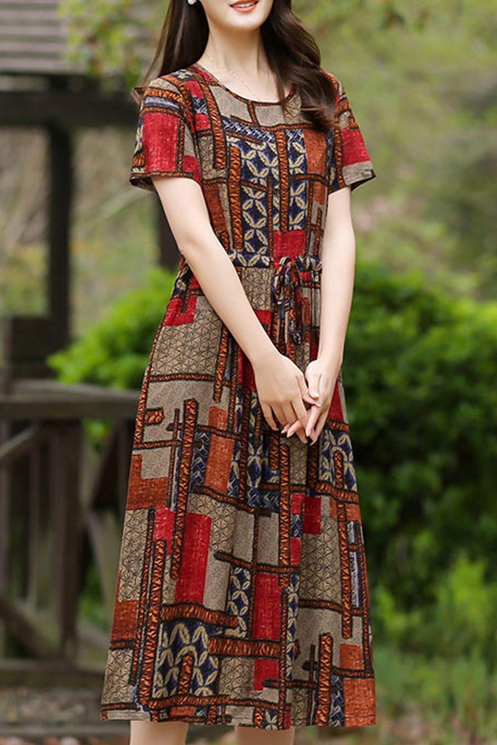 mid length womens dress