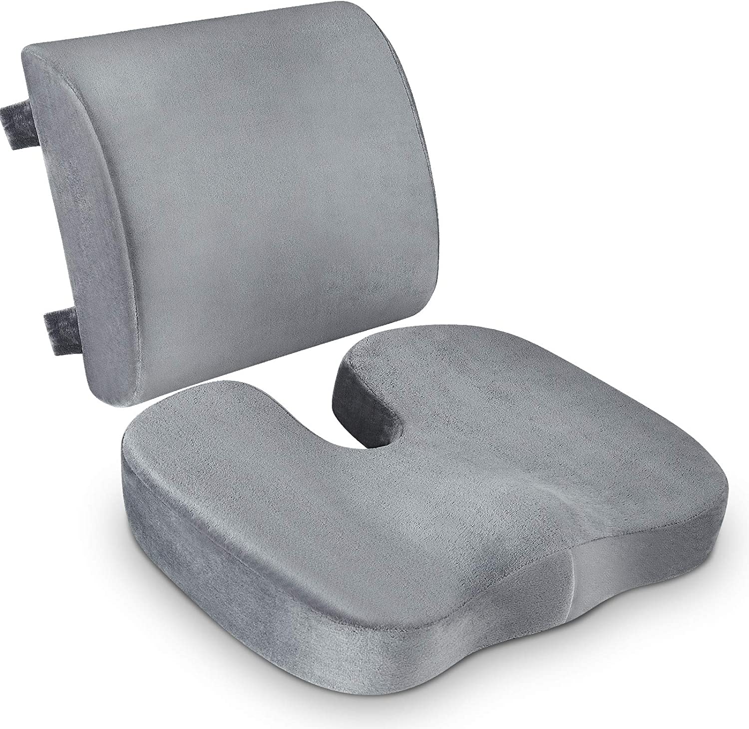 Qutool ADS11109 Seat Cushion & Lumbar Support Pillow for Office