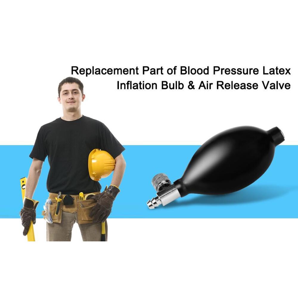 Lamoutor 3Pcs Blood Pressure Latex Bulb Replacement Inflation Bulb Pump