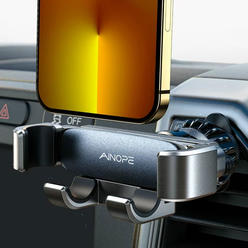 AINOPE Car Phone Holder Mount 2022 Upgraded Gravity Car Phone Mount with Newest Air Vent Clip Auto Lock Hands