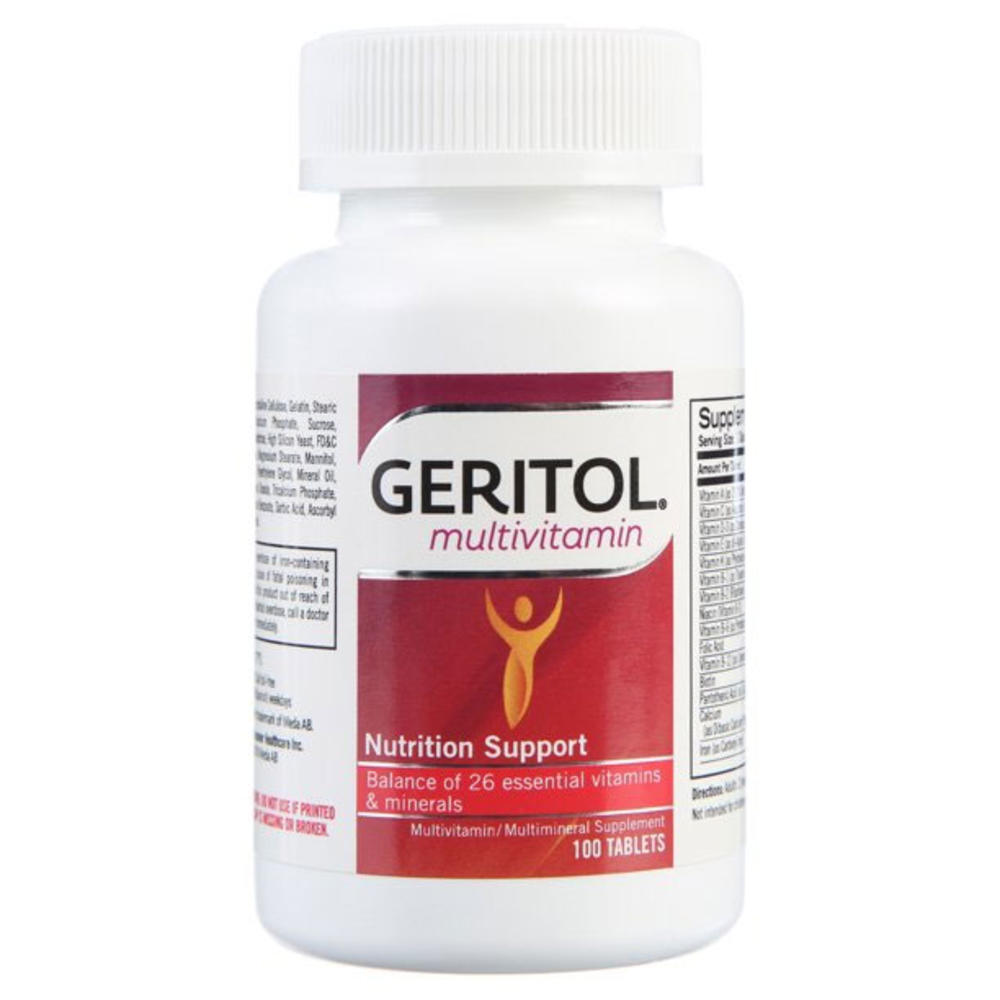 Geritol Multivitamin Nutritional Support Tablets, 100 Ct