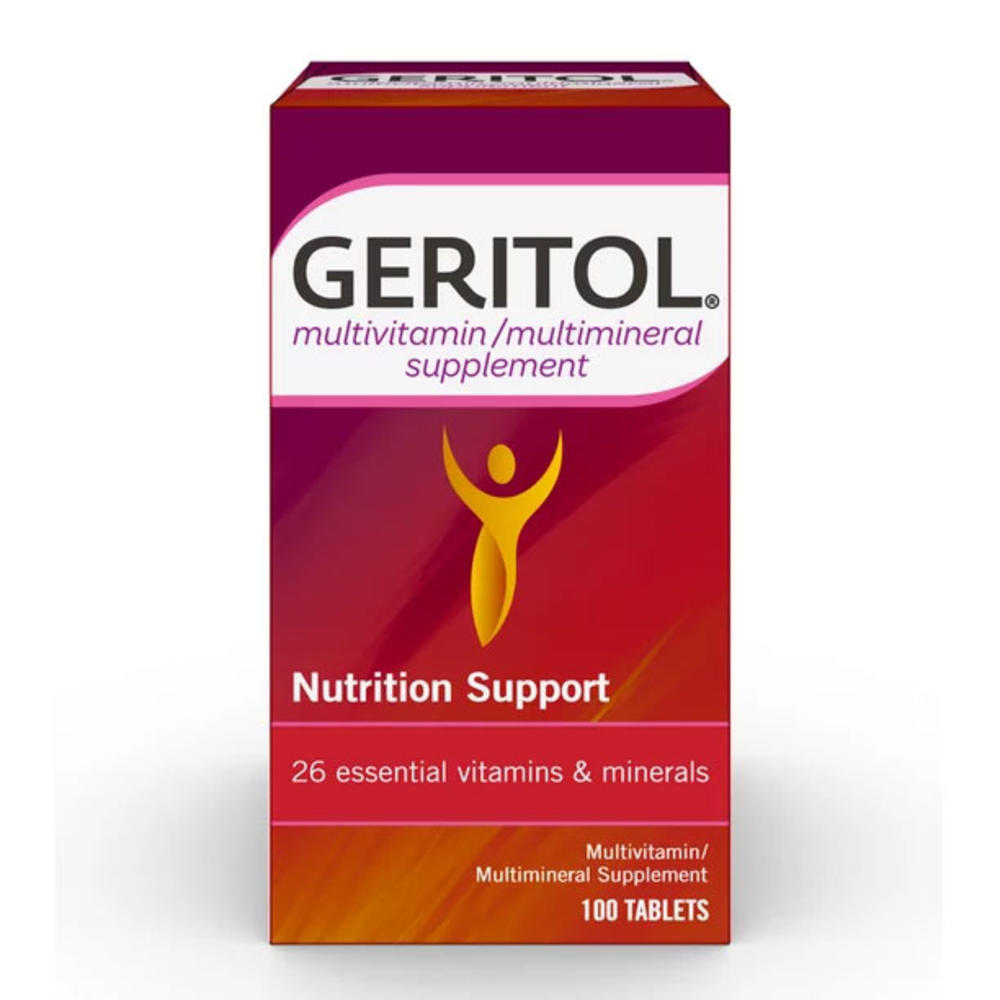 Geritol Multivitamin Nutritional Support Tablets, 100 Ct